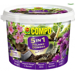 Удобрение 5 в 1 для посадки растений Compo 1,5 кг