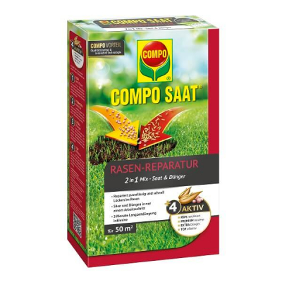 Суміш для відновлення газону Compo добрива та насіння 1,2 кг