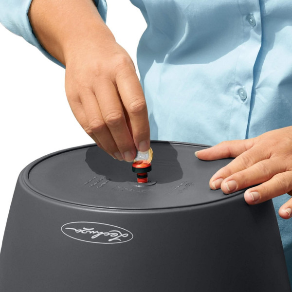 Вазон Lechuza Classico Color 70 Сірий, All-in-One